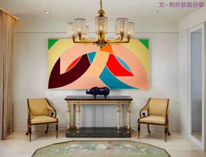 你的房子為什么土？因?yàn)樯倭艘环@樣的藝術(shù)畫(huà)-別墅設(shè)計(jì),軟裝設(shè)計(jì),室內(nèi)設(shè)計(jì),豪宅設(shè)計(jì),深圳例外軟裝設(shè)計(jì)公司