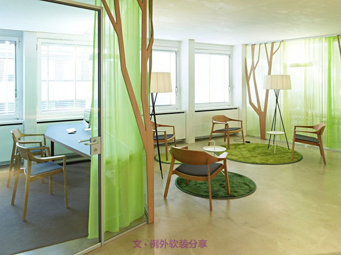 蘇黎世創(chuàng)意設(shè)計(jì)辦公室，工作再忙也來勁-別墅設(shè)計(jì)_軟裝設(shè)計(jì)_室內(nèi)設(shè)計(jì)_豪宅設(shè)計(jì)-深圳例外軟裝設(shè)計(jì)公司