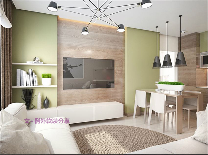 烏克蘭小清新公寓室內(nèi)設(shè)計