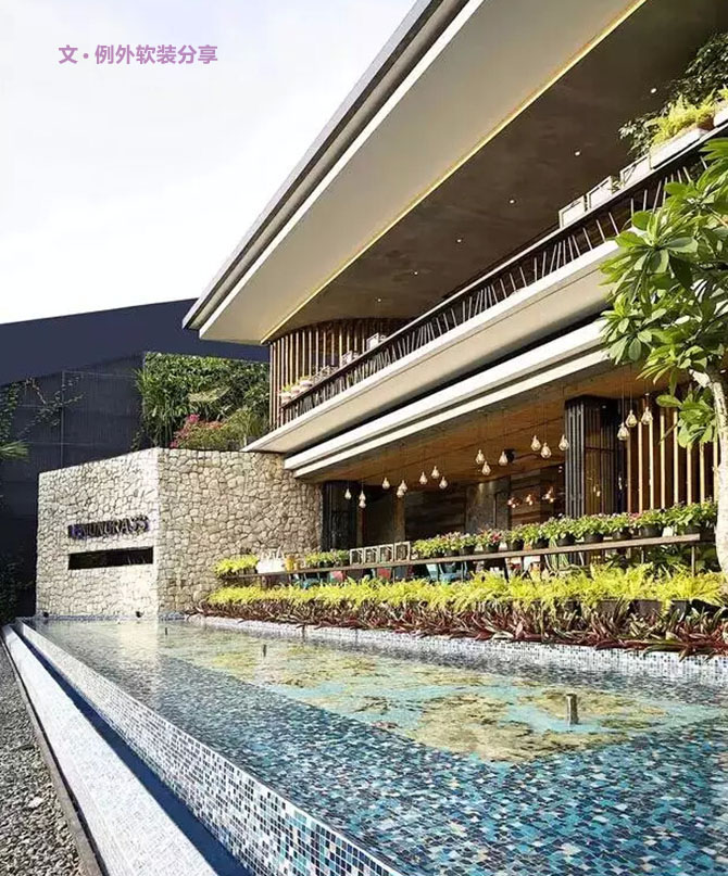 熱帶景觀生態(tài)餐廳，讓你未吃先醉
