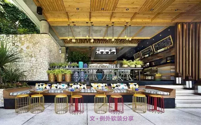 熱帶景觀生態(tài)餐廳，讓你未吃先醉-別墅設(shè)計,軟裝設(shè)計,室內(nèi)設(shè)計,豪宅設(shè)計,深圳例外軟裝設(shè)計公司