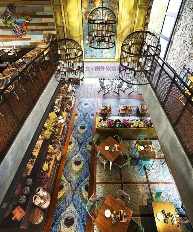 熱帶景觀生態(tài)餐廳，讓你未吃先醉-別墅設(shè)計,軟裝設(shè)計,室內(nèi)設(shè)計,豪宅設(shè)計,深圳例外軟裝設(shè)計公司